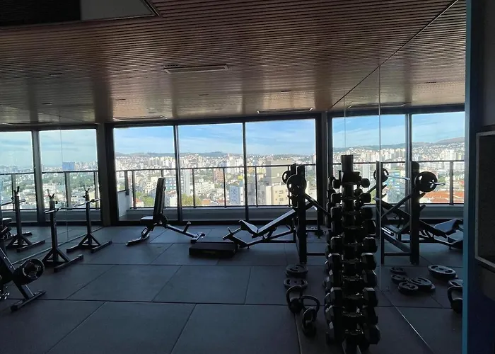 With Swimming Pool, Fitness Center And Coworking Apartamento