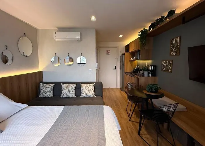 With Swimming Pool, Fitness Center And Coworking Porto Alegre